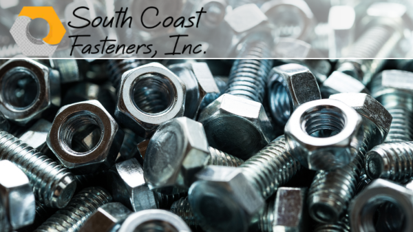 South Coast Fasteners Logo on Fasteners