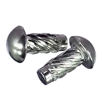 #00 x 3/16" Round Head U-Drive Screws, Stainless Steel 304