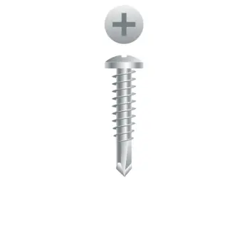 Phillips Pan Head Screws, Passivated & Waxed finish, #6-20 x 3/8"