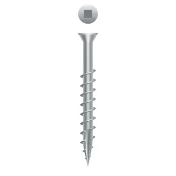 #7 x 1 5/8" Strong-Point&reg; Square Drive Trim Head Screws, Stainless Steel 305