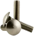 M8-1.25 x 80 MM Metric Carriage Bolts, Coarse, DIN 603, Stainless Steel A4-70