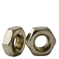 12-24 Hex Machine Screw Nuts, Coarse, Stainless Steel 18-8