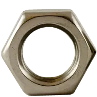 1/4-20 Hex Jam Nuts, Coarse, Stainless Steel 316