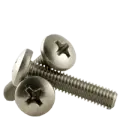 M3-0.50 x 4 MM (FT) Metric Machine Screws, Phillips Flat Head, Coarse, DIN 965 Stainless Steel A2 (304)
