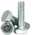 M16-2.00 x 150 MM (PT) Metric Hex Head Cap Screws, Coarse, Grade 10.9 (ISO 4014), Zinc-Blue Cr+3