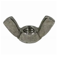 6-32 Forged Wing Nuts (Type A), Coarse, Stainless Steel 316