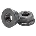 M14-2.00 Metric Hex Flange Nuts (Non Serrated), Coarse, Class 8, DIN 6923 / ISO 4, Zinc Cr+3