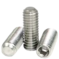 M3-0.50 x 3 MM Metric Socket Set Screws, Flat Point, Coarse, Stainless Steel A2 (18-8)
