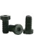 M4-0.70 x 6 MM (FT) Metric Low Head Socket Cap Screws, Coarse, Grade 10.9 (DIN 7984), Thermal Black Oxide