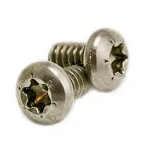 #2-56 x 1/4" (FT) Machine Screws, 6-Lobe (T-8 Torx Drive), Pan Head, Coarse, Stainless Steel 18-8