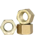 1 1/2-6 L-9 Hex Nuts, Coarse, Alloy, Cadmium II Yellow & Wax, USA