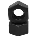 1/4-20 Hex Nuts, Coarse, Low Carbon Steel, Plain, Taiwan