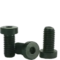 Grade 10.9 (DIN 7984) Metric Low Head Socket Cap Screws, Thermal Black Oxide finish, M4-0.70 x 16 MM (FT), Coarse thread