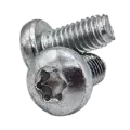 M5-0.80 x 12 MM (FT) Metric Thread Forming Screws, 6-Lobe Pan Head, Coarse, DIN 7500C, Zinc Cr+3
