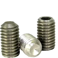 M1.6-0.35 x 2.5 MM Metric Socket Set Screws, Cup Point, Coarse, Stainless Steel A2 (18-8)