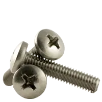 #2-56 x 3/4" (FT) Machine Screws, Philips Pan Head, Coarse, Stainless Steel 18-8