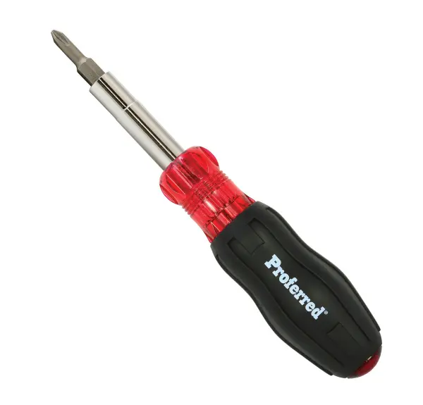 9 Pieces In 1 Proferred&reg; Interchangeable Acetate Bit Screwdriver Sets, Taiwan
