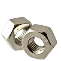 1 1/8-8 Heavy Hex Nuts (8-Pitch), Coarse, Stainless Steel 18-8