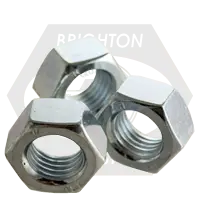 M18-2.50 Metric Hex Nuts, Coarse, Class 8, Medium Carbon Steel, Plain