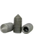 M10-1.50 x 60 MM Metric Socket Set Screws, Cone Point, Coarse, Class 45H Alloy Steel (DIN 914 / ISO 4026)