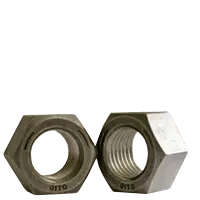 1/4-20 Finished Hex Nuts, Coarse, Grade 5 Medium Carbon Steel, Plain