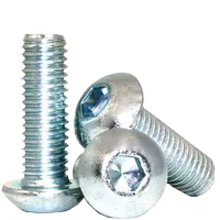 M3-0.50 x 8 MM (FT) Metric Button Head Socket Cap Screws, Coarse, Stainless Steel A2 (18-8)