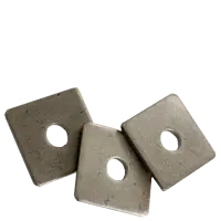 Steel Square Plate Washers, Plain finish, 7/8" x 3" x 0.315, 0.315" thick