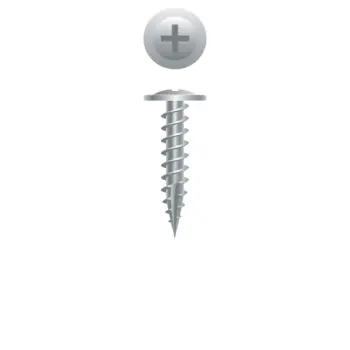 Phillips Modified TrUSS Round Washer Head Screws, Passivated & Waxed finish, #8 x 3/4", Modified Truss Head