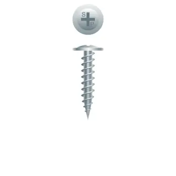 Phillips Modified TrUSS Round Washer Head K-Lath Drywall Screws, Zinc Plated finish, #8 x 1 7/8", Modified Truss Head