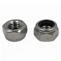 M2.5-0.45 Metric Nylon Insert Locknuts (Thin), Coarse, DIN 985, Stainless Steel A2-70 (18-8)