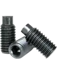 M8-1.25 x 35 MM Metric Socket Set Screws, Dog Point, Coarse, Class 45H Alloy Steel (DIN 915 / ISO 4028)