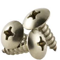 #12-11 x 3/4" (FT) Phillips Truss Head Self Tapping Screws (Type A), Stainless Steel 18-8