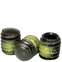 Alloy Steel Socket Set Screws, Black Oxide finish, 8-32 x 3/16", Coarse thread