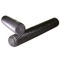 B7 Stud Bolts (End to End), Plain finish, 1 7/8-8 x 18", Coarse thread