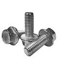 M8-1.25 x 20 MM (FT) Metric Hex Flange Bolts (Serrated), Coarse, DIN 6921, Grade 8.8, Zinc Cr+3