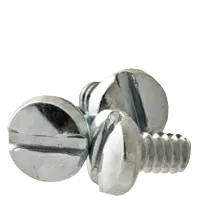 #6-32 x 1/2" (FT) Machine Screws, Slotted Binder Head (Undercut), Coarse, Stainless Steel 18-8