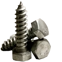 Low Carbon Steel Hex Head Lag Screws, Hot Dip Galvanize finish, 1/2-6 x 3", Coarse thread