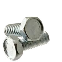 #8-32 x 3/4" (FT) Machine Screws, Unslotted Indented Hex Head (No Washers), Coarse, Steel, Zinc Cr+3