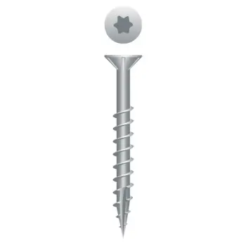 Torx Drive Flat Head Screws, #10 x 3 1/2" Strong-Point&reg;, Flat Head w/Nibs