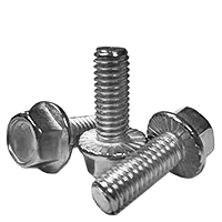 M6-1.00 x 12 MM (FT) Metric Hex Flange Bolts (Serrated), Coarse, DIN 6921, Grade 8.8, Zinc Cr+3