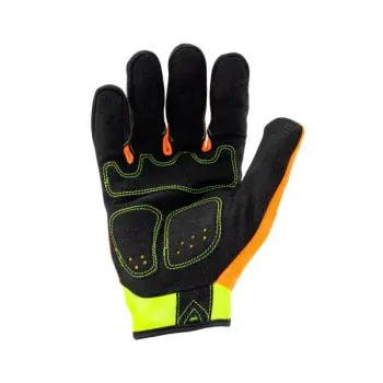 Orange & Yellow Command&trade; Impact Glove, size Small