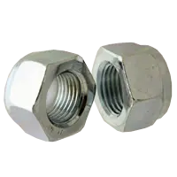 1-8 Nylon Insert Locknuts NTE (Thin), Coarse, Grade N2 (A) Low Carbon Steel, Zinc Cr+3