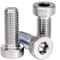 M6-1.00 x 40 MM (PT) MetricLow Head Socket Cap Screws, Coarse, Stainless Steel A2 (18-8)