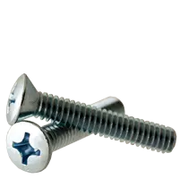 5/16-18 x 1/2" (FT) Machine Screws, Phillips Oval Head (Undercut), Coarse, Steel, Zinc Cr+3