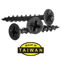Steel Proferred&reg; Drywall Screws, Black Phosphate finish, #6-9 x 3/4", Coarse thread