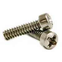 1/4-20 x 2" (FT) Machine Screws, Slotted Fillister Head, Coarse, Stainless Steel 18-8