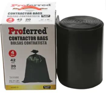 4 Mil Contractor Bags (20 Count)