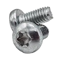 M2-0.40 x 4 MM (FT) Metric Thread Forming Screws, 6-Lobe Pan Head, Coarse, DIN 7500C, Zinc Cr+3