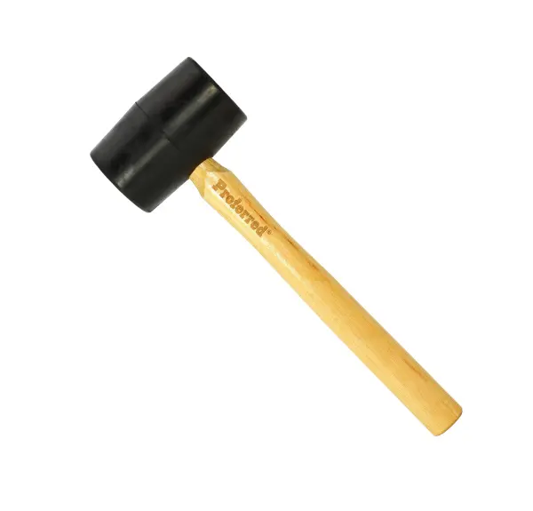 16 Ounce Proferred&reg; Rubber Mallet Hammers (Wood Handle), Taiwan