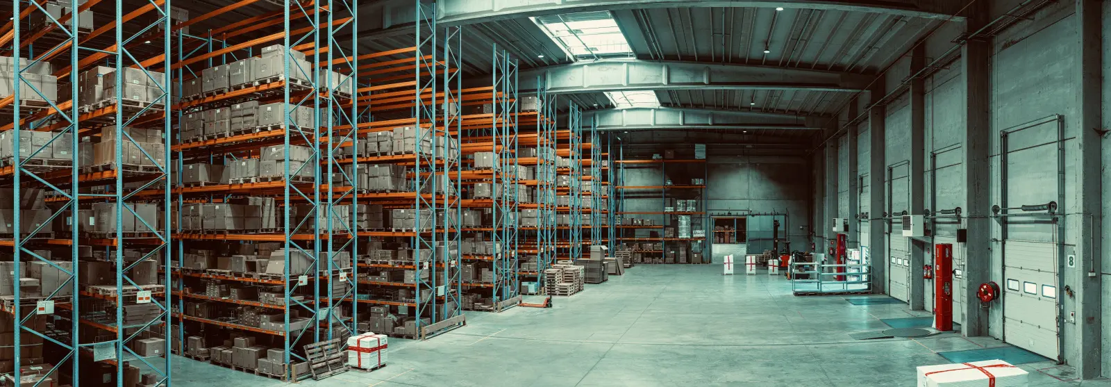 A close-up of a warehouse South Coast Fasteners operates out of.